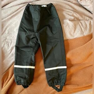 H&M kids snow pants sz 6T Black
